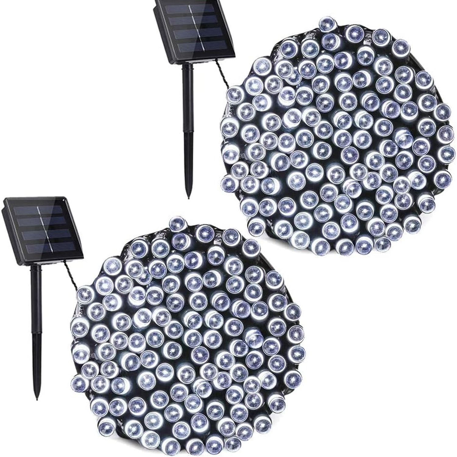Toodour 200 LED Warm White Solar Fairy String Lights: image 10